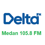 Logo Delta FM Medan