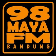 Logo 98 Maya FM Bandung