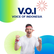 Logo RRI Voice of Indonesia